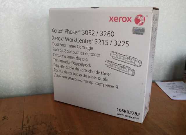 Продам: Картридж двойная упаковкаxerox 106R02782