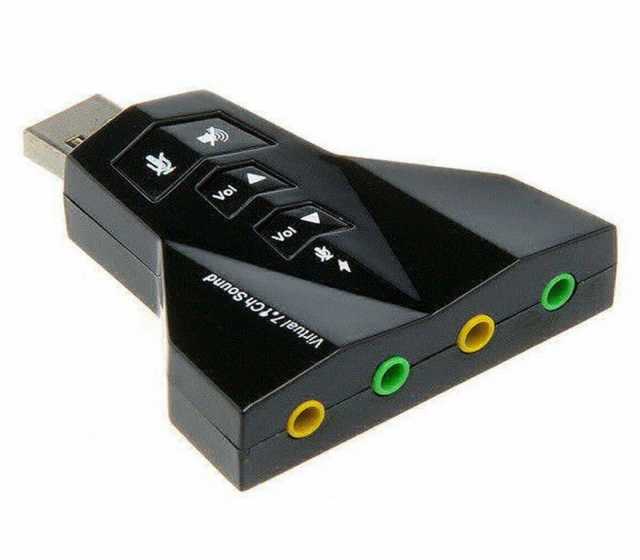 Продам: Звуковая карта 7.1 3D Virtual 24bit/96kHz USB