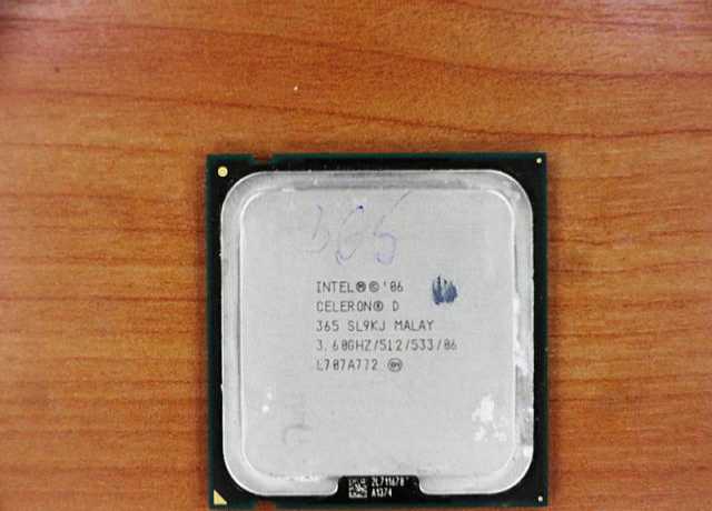 Продам: Редкий процессор Intel Celeron D365 LGA775