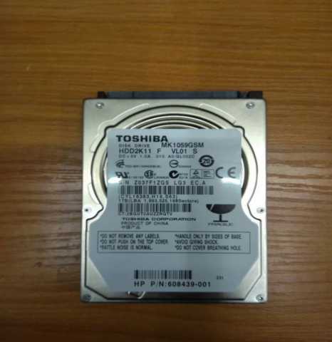 Продам: HDD для ноутбука Toshiba MK1059GSM на 1тв
