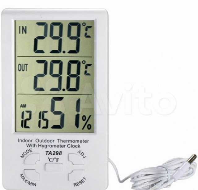 Продам: Термометр-гигрометр (метеостанция) TA298
