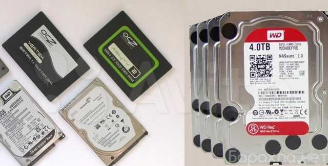 Продам: Жесткие диски и SSD тщательно проверены 40 Гб-4 Тб