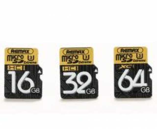 Продам: Карта памяти 16Гб MicroSD Remax U3 черный