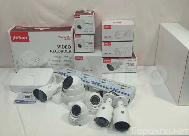Продам: 6 камер видеонаблюдения 4Мп регистратор Dahua